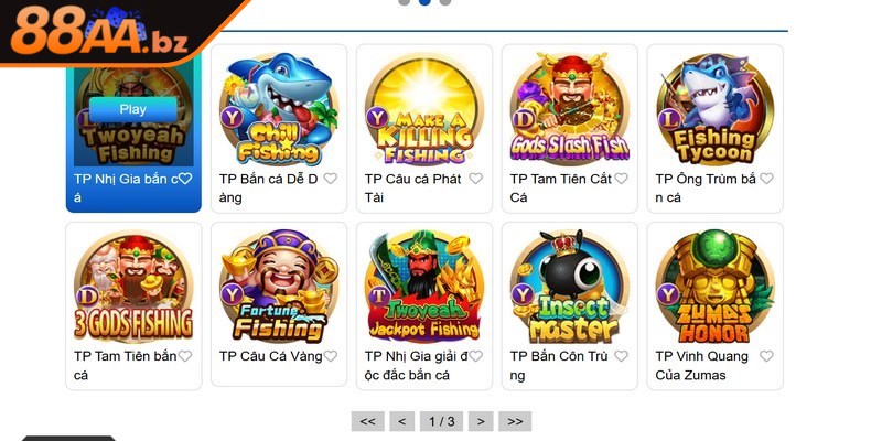 Tổng hợp một số sản phẩm phẩm TP bắn cá hot